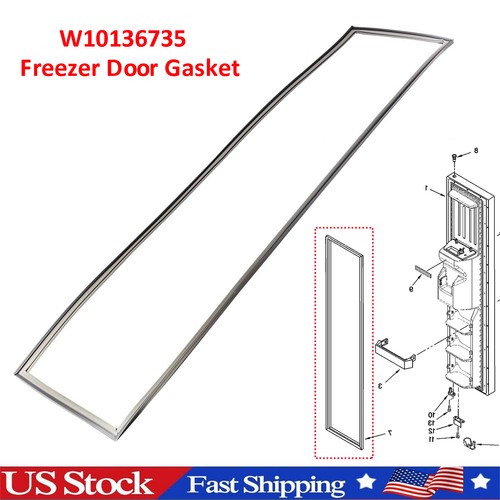 W10136735 freezer door seal - w10136735,