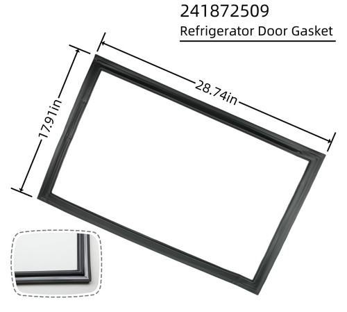 241872509 freezer door - door, gasket